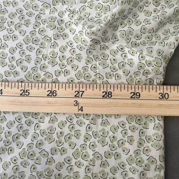 Jos. A Bank Men’s Sz 4XB Slim Fit Long Sleeve Buttoned Down Green Floral Poppy - Picture 5 of 8